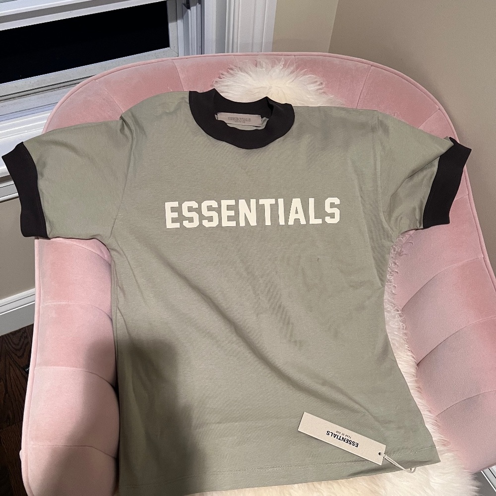 Essential ringer tee size 10 kids large